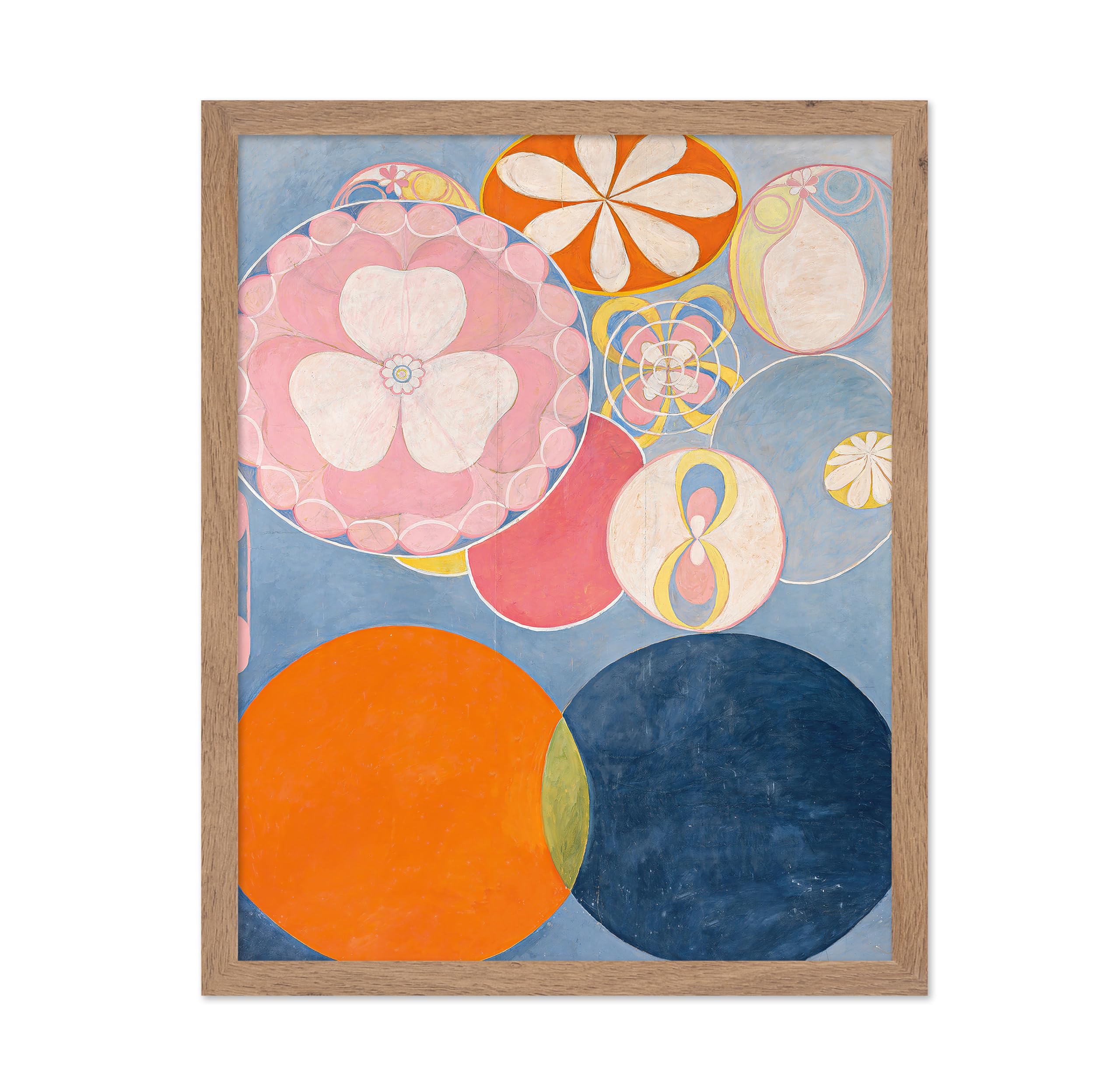 Poster Master Vintage Poster - Retro Abstract Print - Gift for Artist, Friend - The Ten Largest No. 2 Childhood, Circle, Colorfu