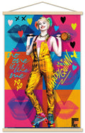 Trends International DC Comics Movie - Birds of Prey - Harley Quinn - Hammer Wall Poster, 22.375 x 34, Print and Beechwood Hange