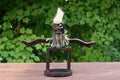 G6 Collection Handmade Wooden Primitive Tribal Funny Statue Sculpture Tiki Bar Handcrafted Unique Gift Home Decor Figurine Decor