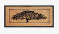A1Hc Natural Coir & Rubber Hand Flocked Large Door Mat 30X60 Inches Thick Durable Doormats For Entrance Heavy Duty, Thin Profile
