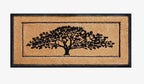 A1Hc Natural Coir & Rubber Hand Flocked Large Door Mat 30X60 Inches Thick Durable Doormats For Entrance Heavy Duty, Thin Profile
