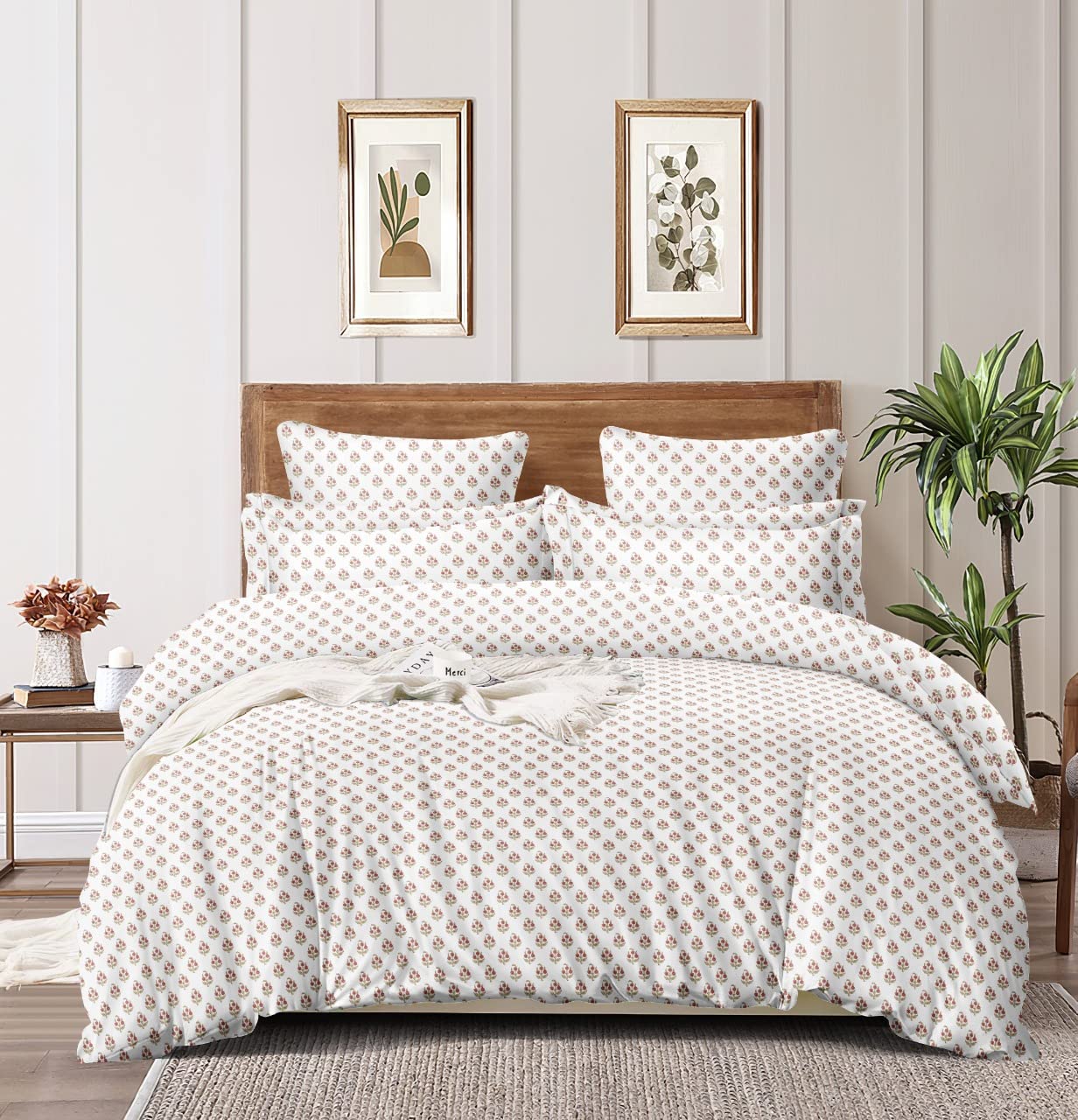 Homewards Small Floral Butti Double Bed Comforter Size 216X230Cm