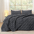 Litanika Oversized King Quilt Bedding Set,120X120Inch Super King Olive Green Comforter Bedspreads Lightweight Bed Coverlets Boho
