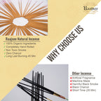 Raajsee Palo Santo Incense Sticks (180 Gms), 100% Pure Organic Natural Hand Rolled Free From Chemicals- Perfect For Aromatherapy