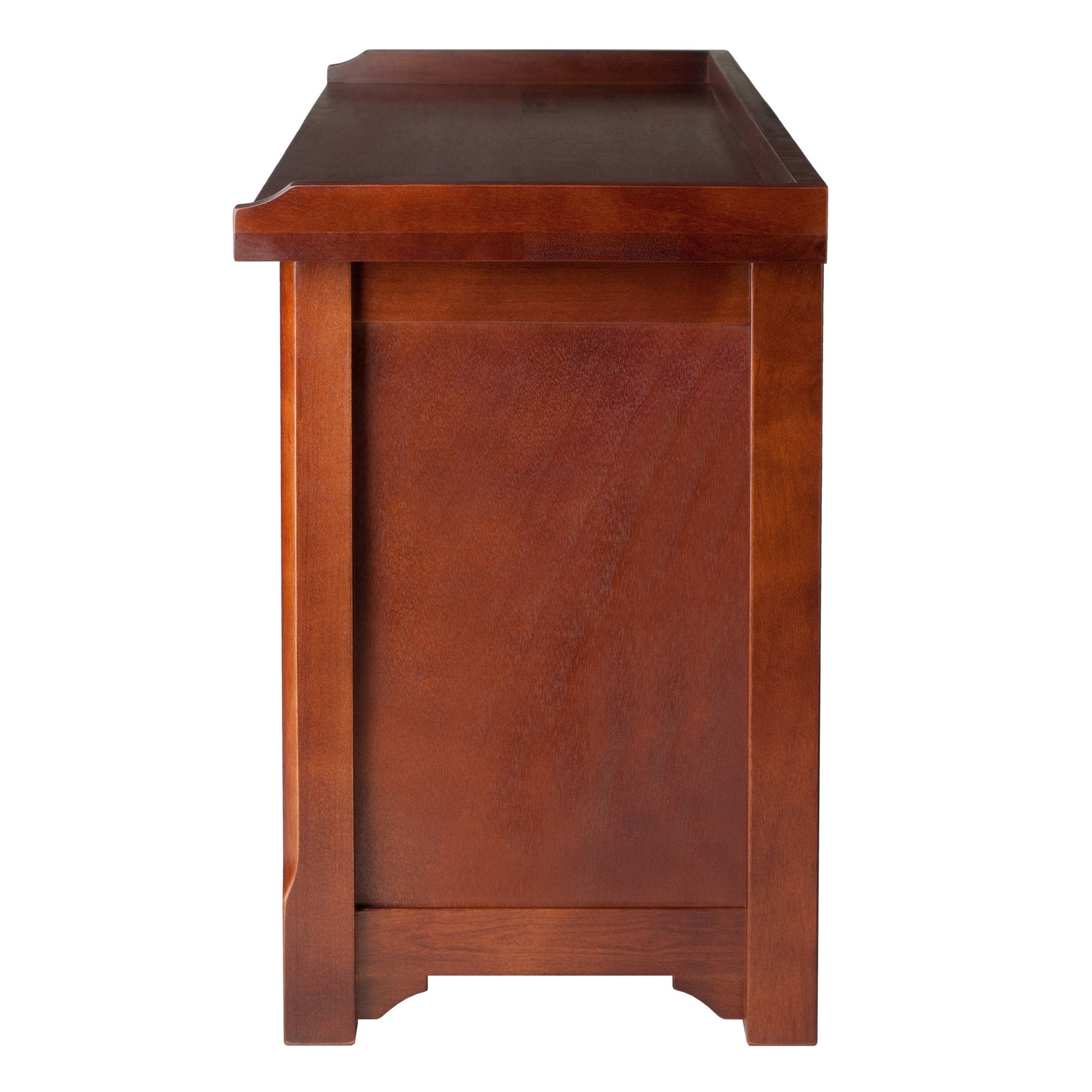 Winsome Verona Bench, 3 Small, Walnut/Black