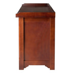 Winsome Verona Bench, 3 Small, Walnut/Black