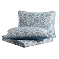 Tommy Bahama - King Quilt Set, Reversible Cotton Bedding With Matchin Shams, All Season Home Decor (Cape Verde Smoke, King)