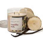 Signature Soy Large Jar Vanilla Oak Scented Candle - Model 18289102000