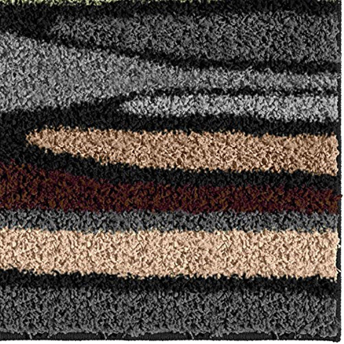 Orian Rugs Shag-Ri-La Plateau Rainbow Area Rug, 7'10&quot; X 10'10&quot;, Multicolor