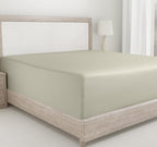 California Design Den Queen Fitted Sheet Only, Deep Pocket Soft 400 Thread Count 100% Cotton Fitted Sheet Queen Sateen, No Pop-O