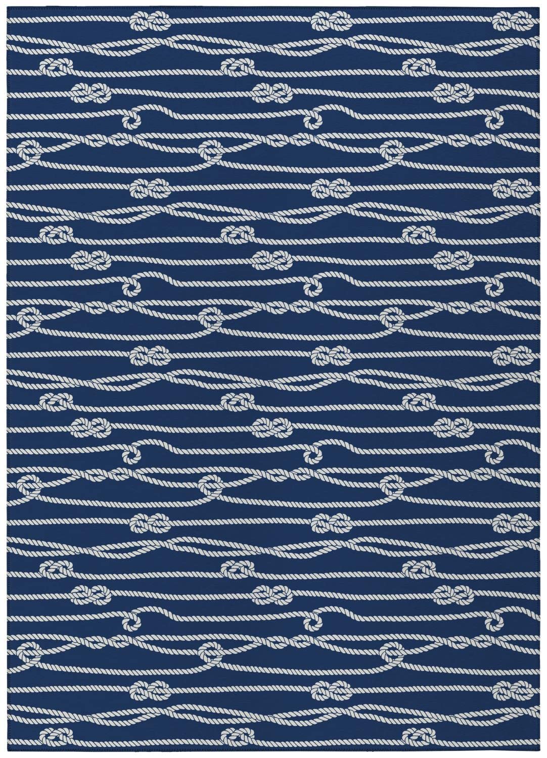 Dalyn Indoor Outdoor Harbor Ha7 Navy Washable 3' X 5' Rug Ha7Na3X5
