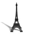 allgala 24'' Eiffel Tower Statue Decor Alloy Metal, Black
