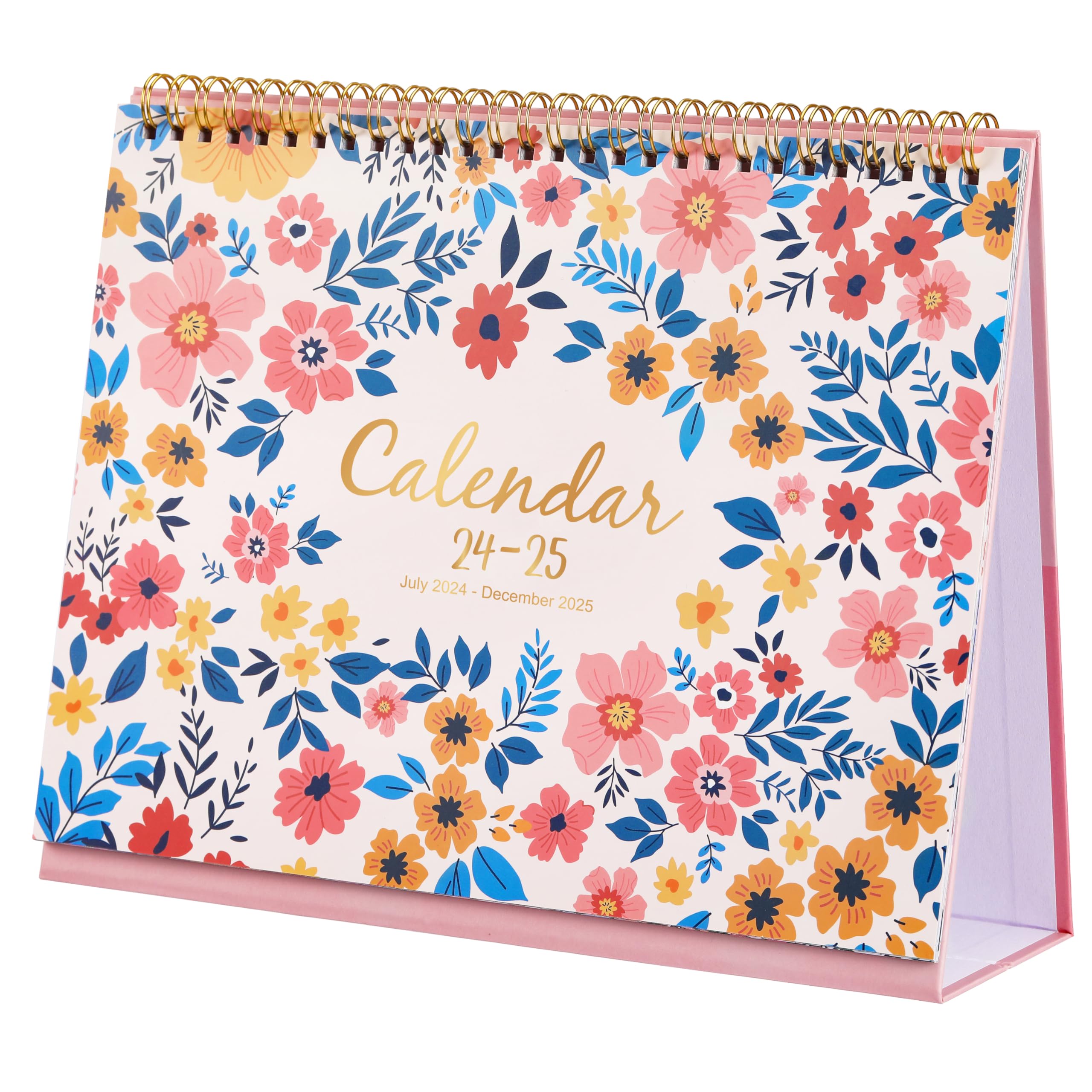 2024-2025 Desk Calendar - Jul.2024 - Dec.2025, Standing Flip Calendar 2024-2025, 18 Months Desktop Calendar, 10' X 8.3', Thick