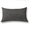 Jeanerlor Lined Linen Dark Grey Throw Pillow Cover 12X20 Inch Cushion Case From Home Decor For Couch/Christmas,(30 X 50 Cm), Dar