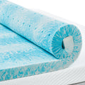 Perlecare 4 Inch Twin Xl Memory Foam Mattress Topper, Cooling Gel Infused Mattress Pad, Ventilated Bed Topper For Pressure Relie