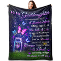 Atokker Goddaughter Gifts From Godmother Blanket, First Communion Gifts For Girls, 1St Communion Gifts For Girls, Baptism Gifts