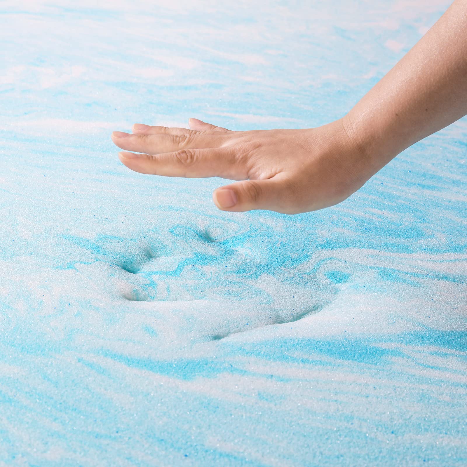 Mattress Topper King, 2 Inch Gel Memory Foam Mattress Topper, Certipur-Us Certified