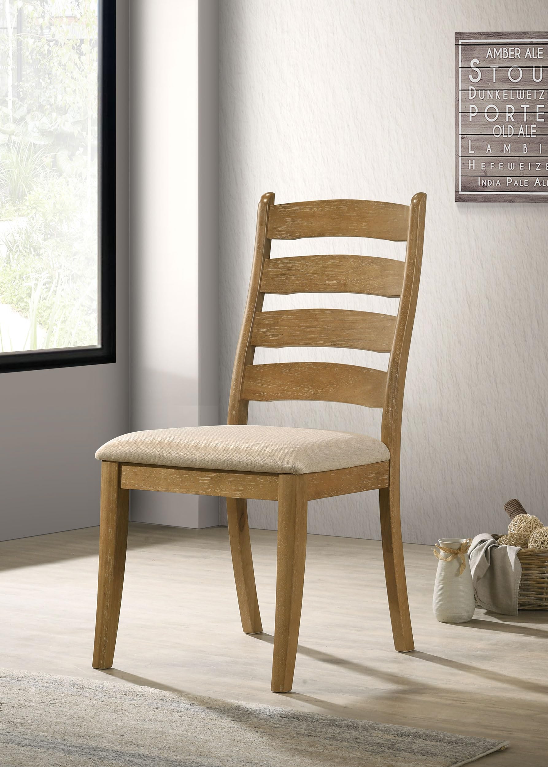 Coaster Home Furnishings Danvers Wood Dining Side Chair Brown Oak (Set of 2)