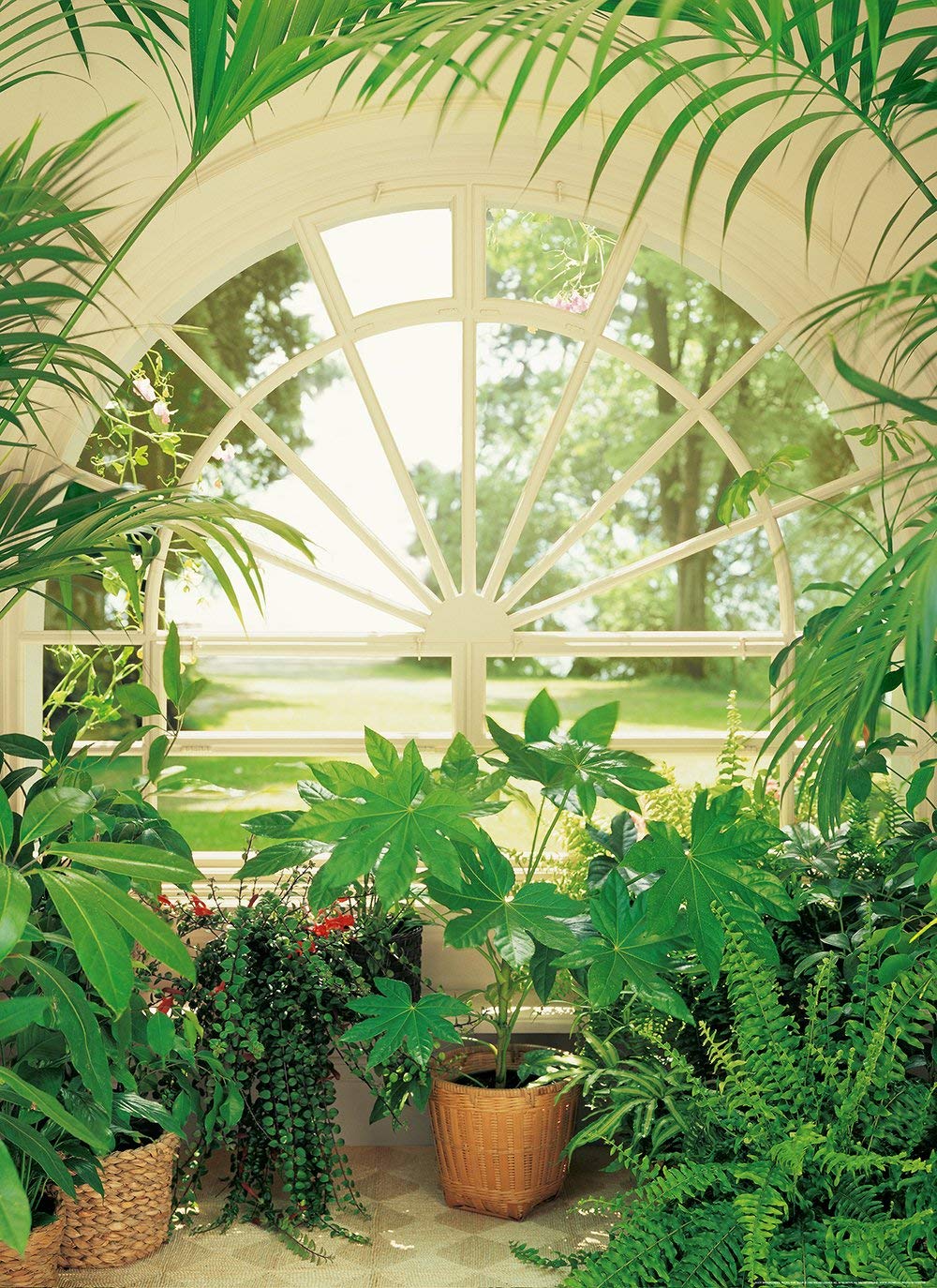 Ideal Decor Wintergarden 4-Panel Wall Mural