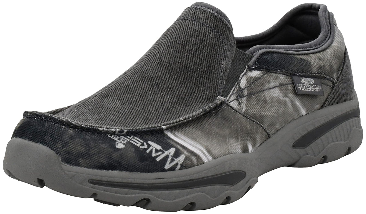 Skechers Mens Creston Moseco Casual Life Style Slip On Loafer, Grey, 105 Medium Us