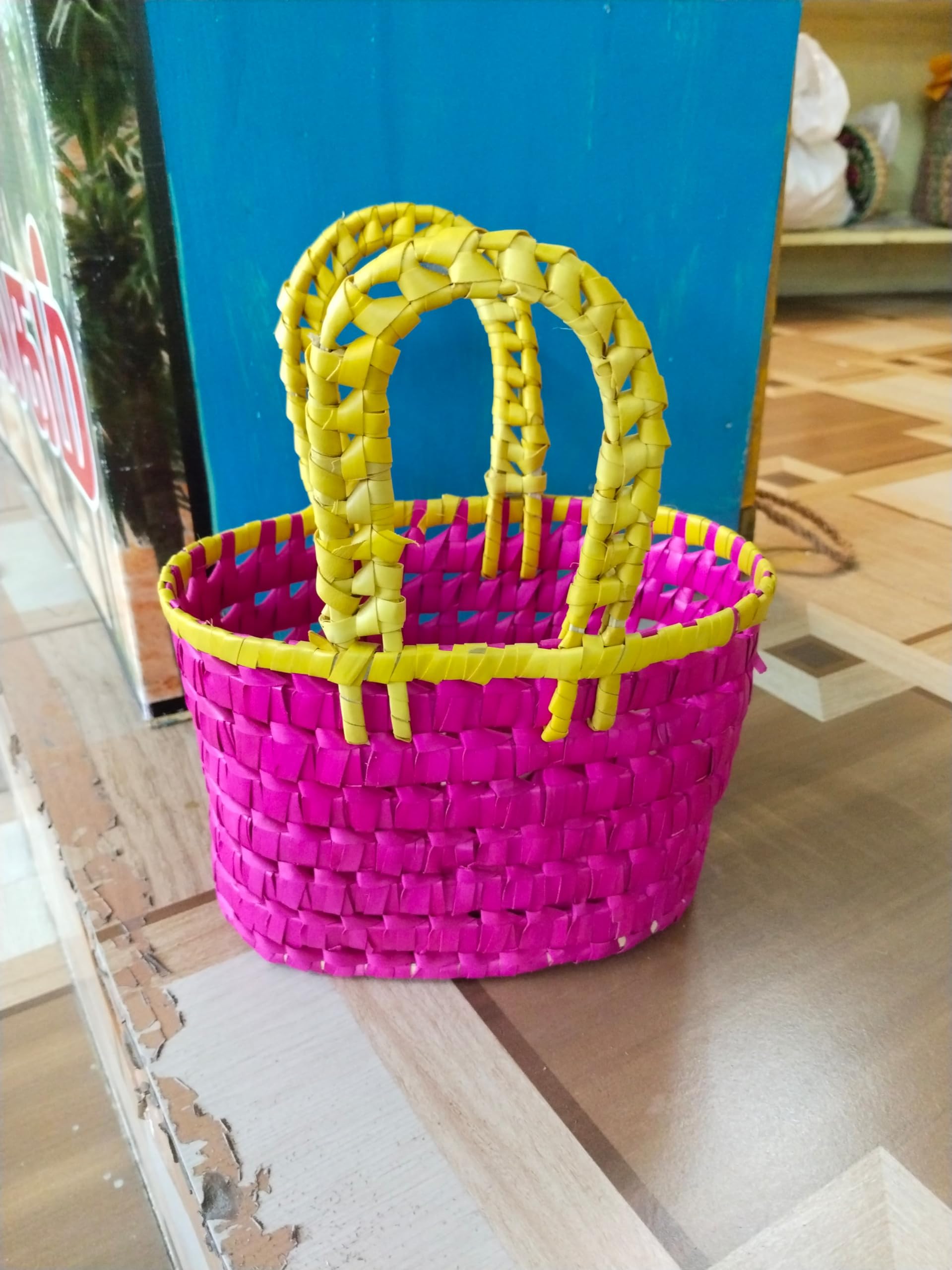 Handmade Palm Leaf Products  Sustainable And EcoFriendly  Utility Items  Basket