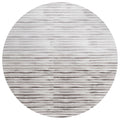 Addison Rugs Surfside Asr38 Gray 8' X 8' Indoor Outdoor Round Rug, Easy Clean, Machine Washable, Non Shedding, Bedroom, Living Room, Dining Room, Kitchen, Patio Rug