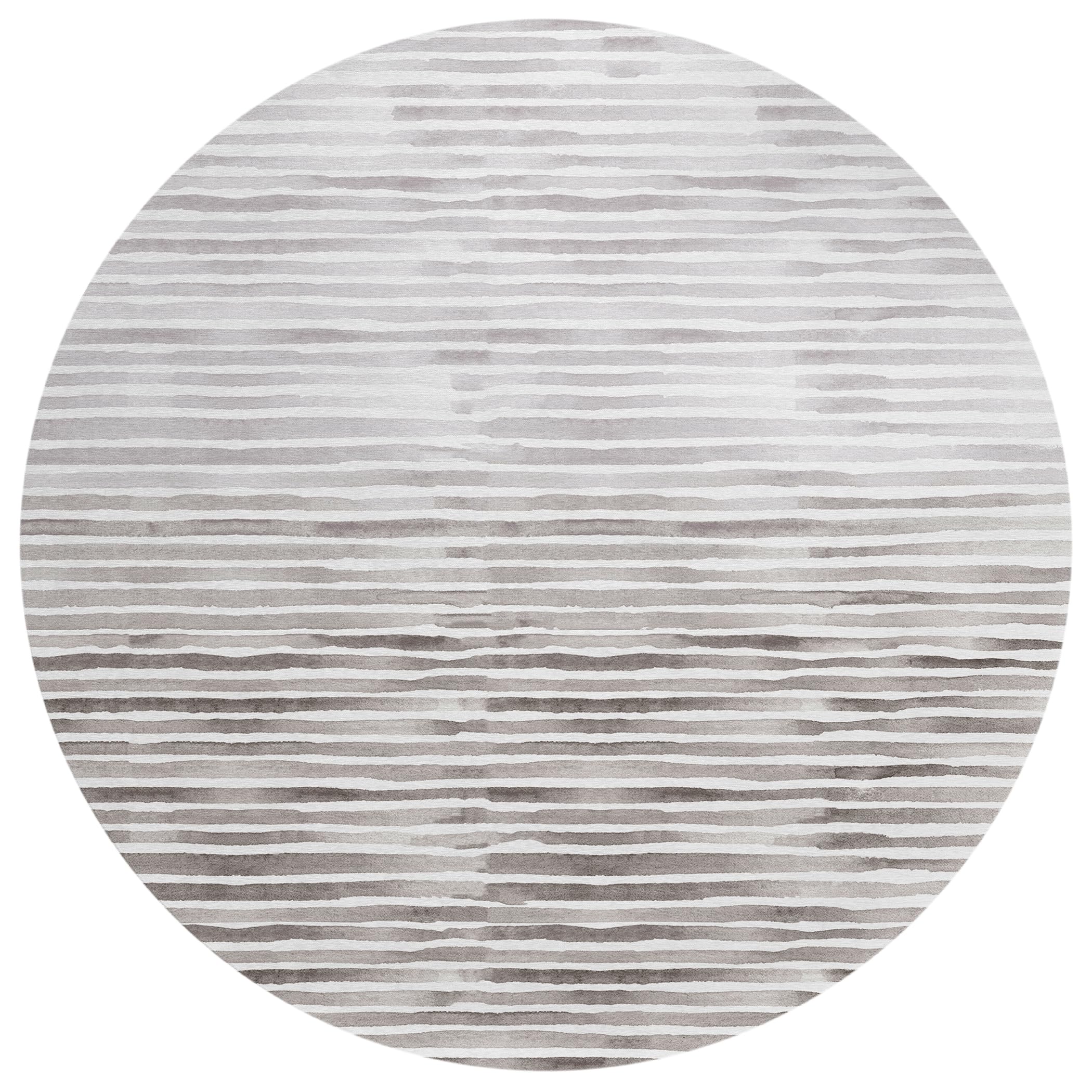 Addison Rugs Surfside Asr38 Gray 8' X 8' Indoor Outdoor Round Rug, Easy Clean, Machine Washable, Non Shedding, Bedroom, Living Room, Dining Room, Kitchen, Patio Rug