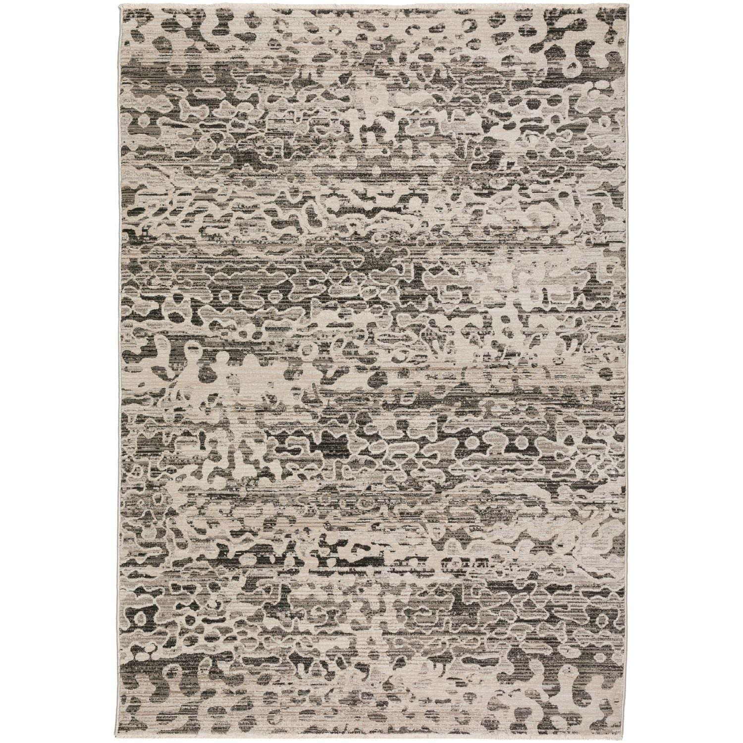 Denizi Dz6 Black Transitional Rug Rectangle 5' 3&quot; X 7 ' 8&quot;