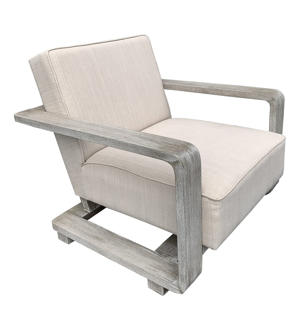 AFD Home Mystique Gray Mid Century Modern Fire Side Chair