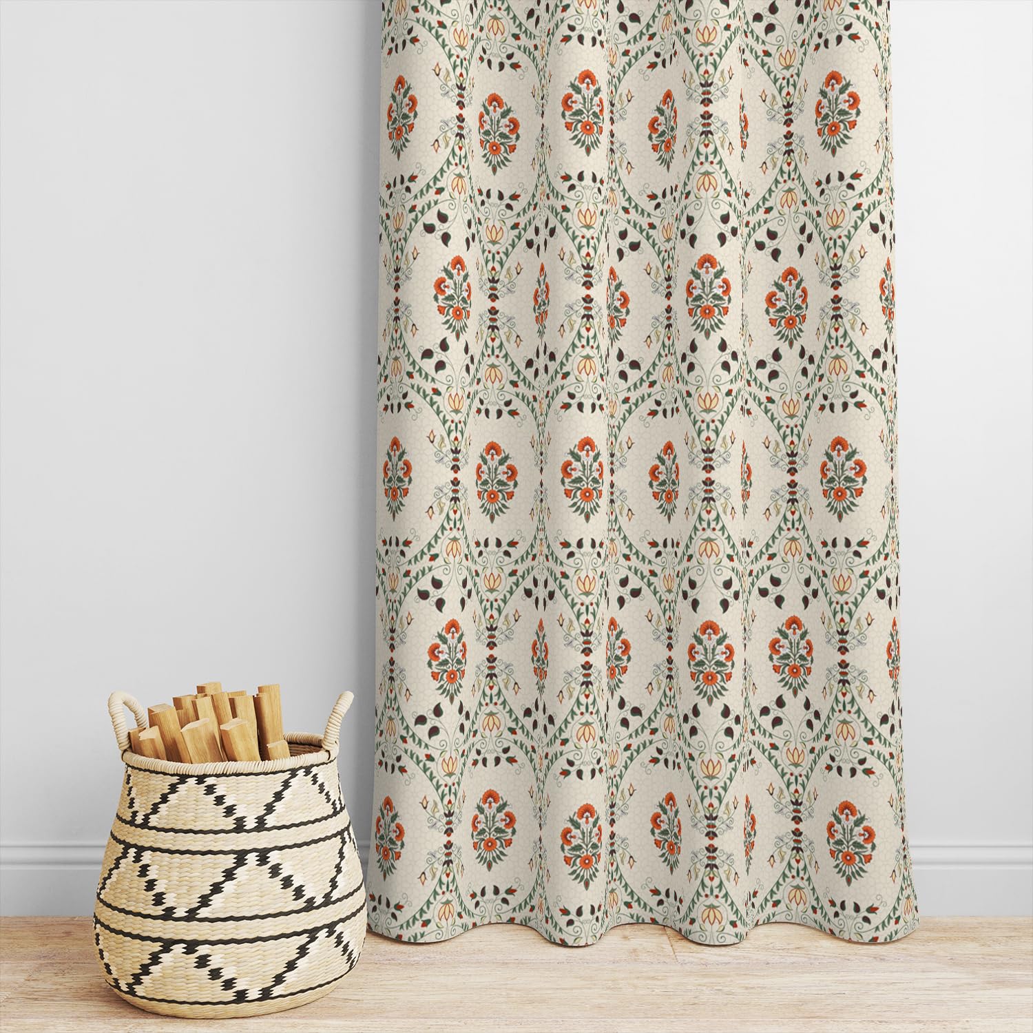 Decomizer Super Soft Brushed Microfiber Cotton Room Darkening Door Curtains,48X60(Inches) 5 Feet,Living Room,Grommet Curtain Pan