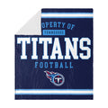 Foco Tennessee Titans Nfl Team Property Of Sherpa Fleece Blanket