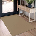 KOZYFLY Washable Entryway Rug 3x5 Ft Area Rugs Cotton Rubber Backed Throw Rugs Indoor Door Mat Kitchen Rugs Braided Floor Carpet