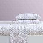 Betsey Johnson - Twin Bed Sheets, Soft & Lightweight Bedding, Fade & Wrinkle Resistant (Pretty Floral Ditsy Purple, Twin)