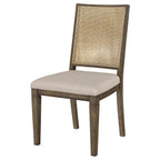 Coaster Home Furnishings Matisse Woven Rattan Back Dining Side Chair Brown (Set of 2)