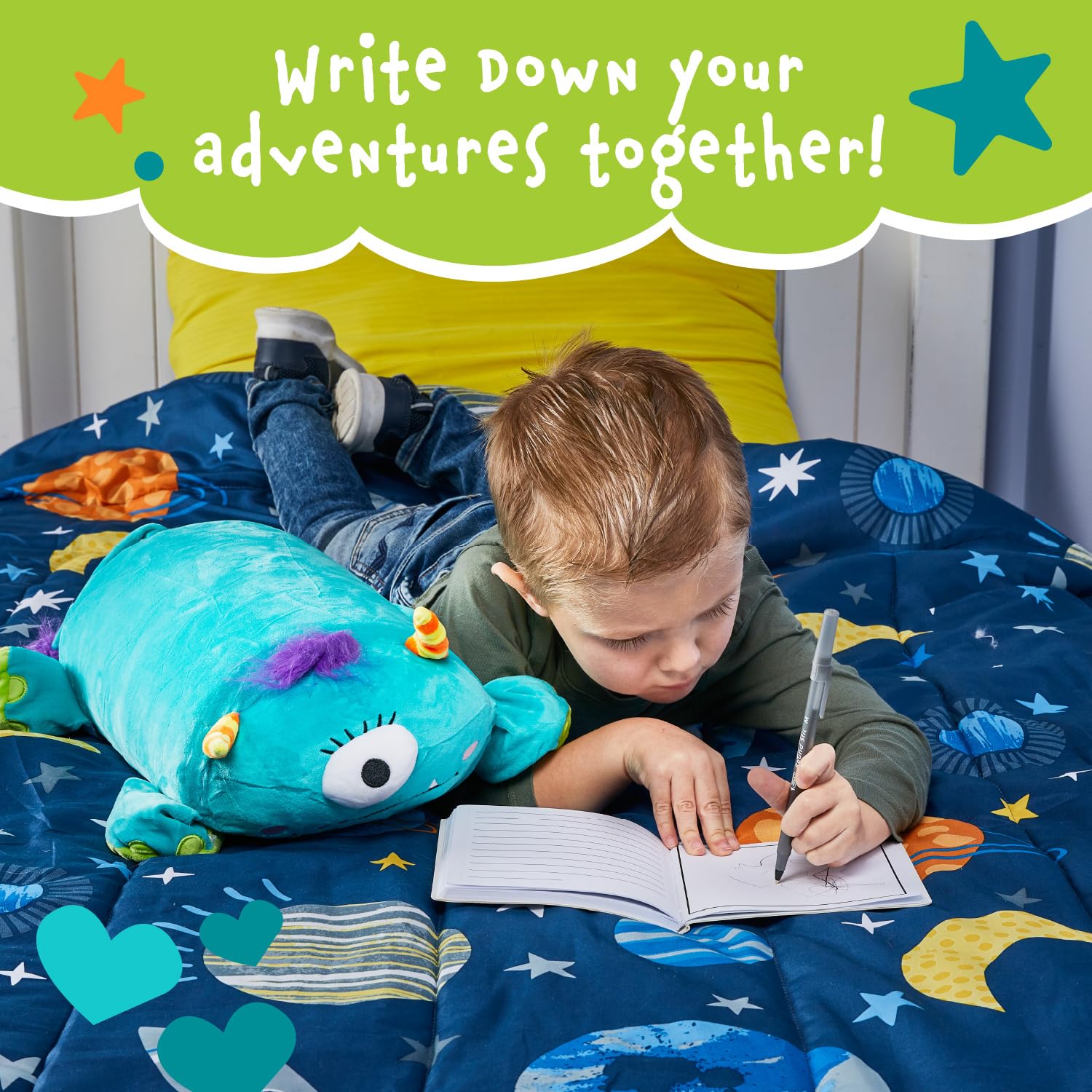 Memory Mates Tasha The One-Eyed Monster Memory Foam Pillow Plush,15    Stuffed Animal