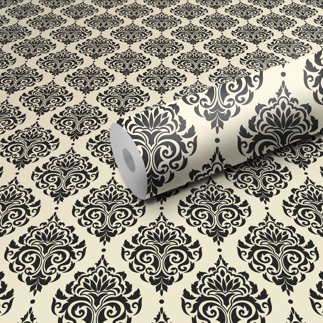 Graceful Homes Vinyl Self Adhesive Crosstexture Wallaper (Multicolour, 300Cm X 40 Cm)