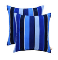 Rsh Decor: Sunbrella Square Throw Pillows Set Of 2 | 24' X 24' | Water And Fade-Resistant Performance Fabric | Outdoor Square