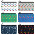 Ctosree 12 Pcs Pencil Case Pouch For Kids Boys Girls 8.3 X 4.7 Inches Cartoon Dinosaur Pencil Pouch Students Stationery Cosmetic