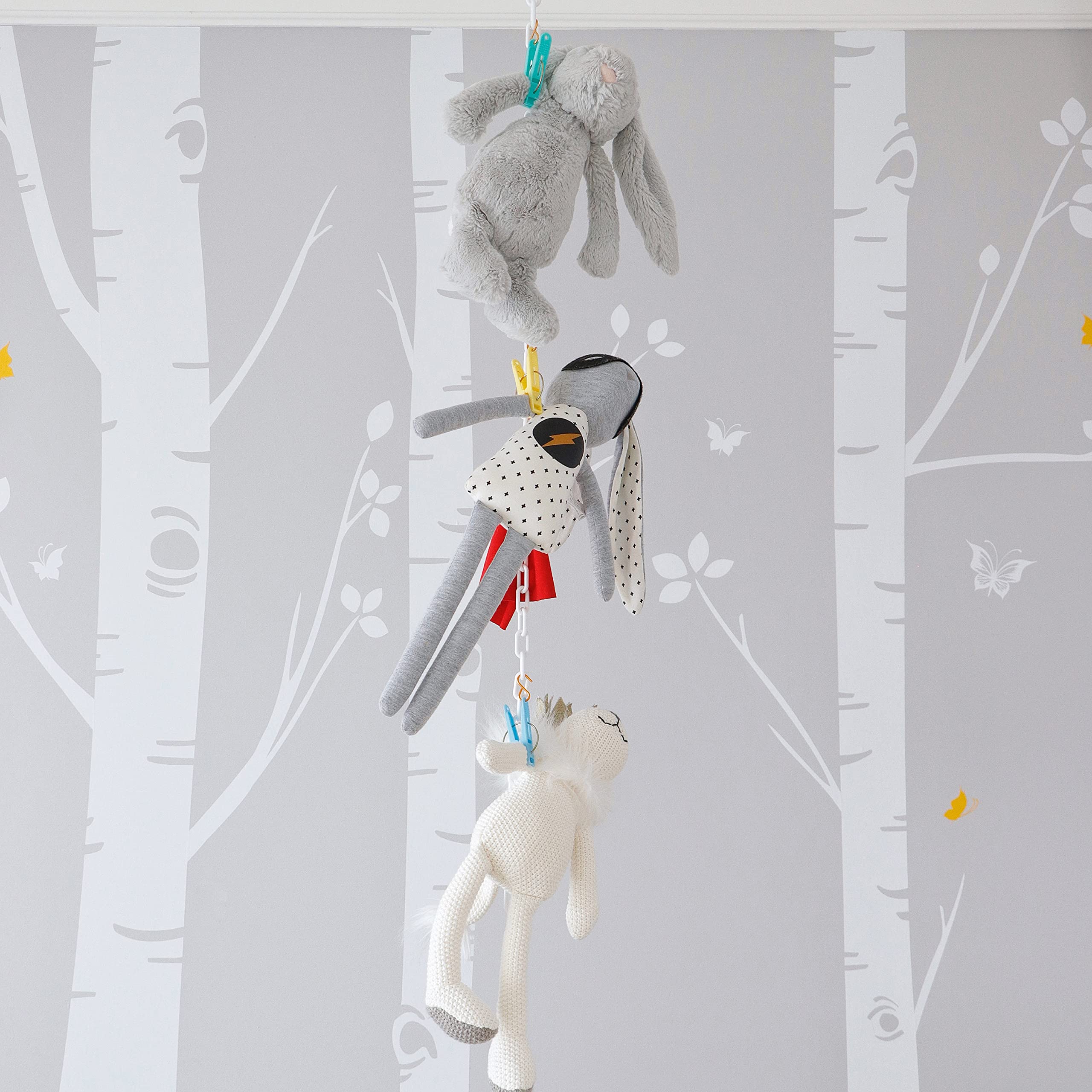 Dreambaby Toy Chain Organizer With Clips - Baby Plush Holder - Model L692