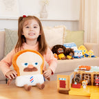 Toytron Bread Barbershop Bread Plush, Soft Food Stuffed Animals 10', Cute Funny Pillows Dolls Plushies For Cuddling, Home Room
