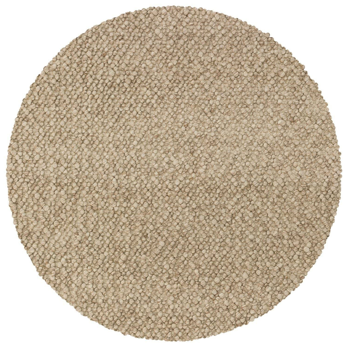 Gorbea Gr1 Beige Casual Rug Round 10' X 10'