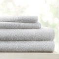 Linen Market 4 Piece Queen Bedding Sheet Set (Light Gray Chambray) - Sleep Better Than Ever With These Ultra-Soft & Cooling Bed