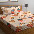 Weave & DCor Super Soft Super Comfortable Pure Cotton Feel 350 Gsm 300 Tc 90X90 Inches Kids Double Bed Comforter