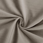 Dwcn Velvet Curtains Extra Wide - Taupe Elegant Super Soft Bundleable Room Darkening Window Curtains Grommet Design Neutral Styl
