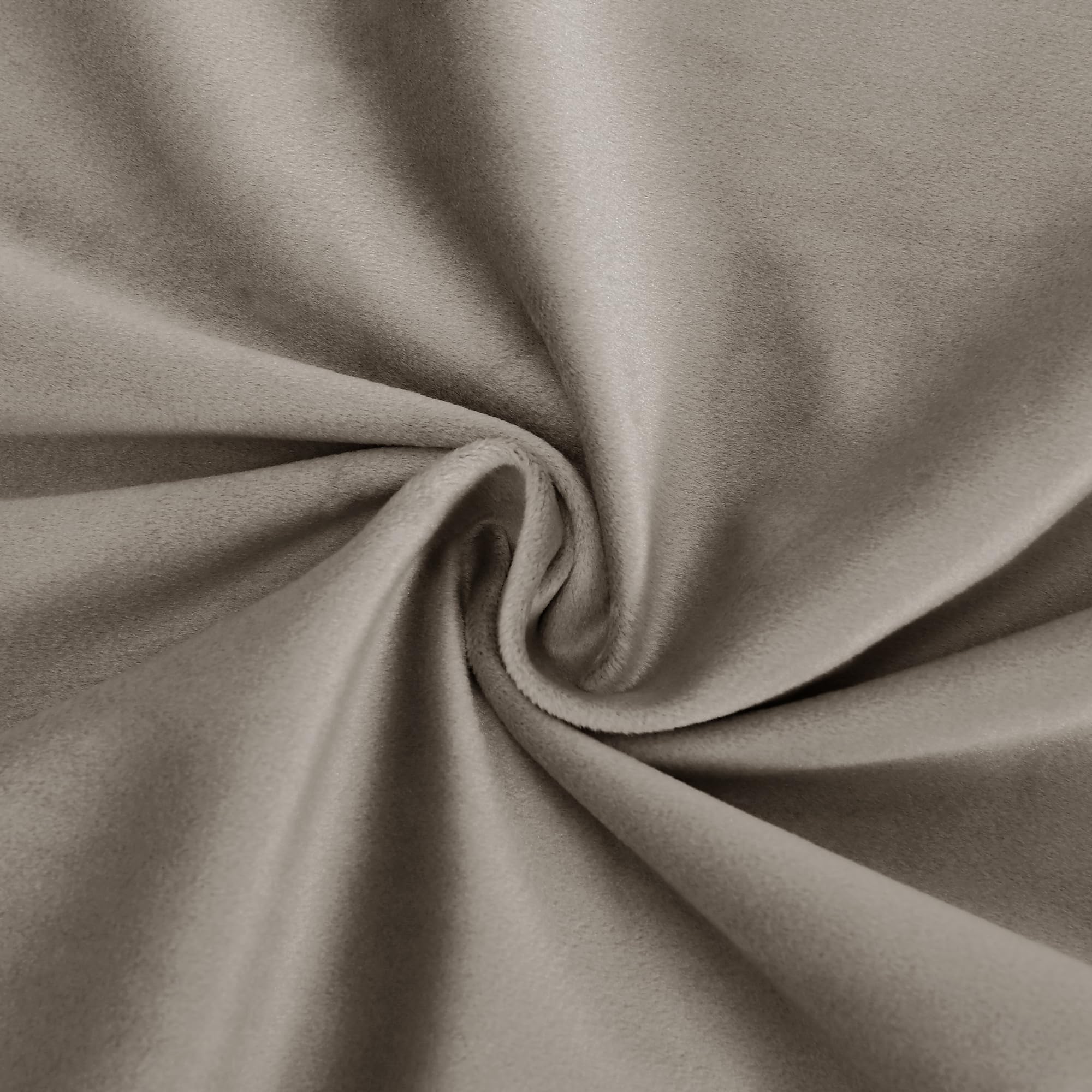 Dwcn Velvet Curtains Extra Wide - Taupe Elegant Super Soft Bundleable Room Darkening Window Curtains Grommet Design Neutral Styl