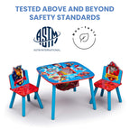 Delta Children Kids Table And Chair Set With Storage (2 Chairs Included) - Ideal For Arts & Crafts, Snack Time, Homeschooling, Homework & More, Nick Jr. Paw Patrol
