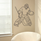 Hosley Ice Hockey Metal Wall D  Cor 29.25 Inch High. Ideal Gift For The Ice Hockey Sports Enthusiast Teacher Dorm Den Home Weddi
