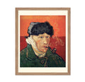Poster Master Vintage Van Gogh Poster - Retro Impressionism Print - Gift for Artist, Friend - Self Portrait, Bandaged Ear, Fur C