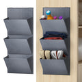 Yocice Wall Mounted Hanging Organizer 2Pack,Shoes Rack/Can Store 6Pairs of Plus-Size Sneakers,Also Stores Boots.with Sticky Hang