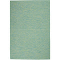 Nourison Positano Indoor/Outdoor Blue/Green 4' X 6' Area Rug, Easy Cleaning, Non Shedding, Bed Room, Living Room, Dining Room, B